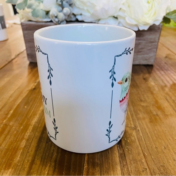 Mahjong Mug Bird Bam White Ceramic Mug Mahjong Player - Picture 5 of 7